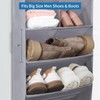 FENTEC 2 Pack Over the Door Shoe Organizer, Hanging Shoe