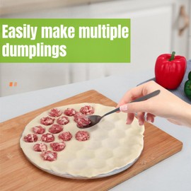 61 Holes Aluminum Alloy Ravioli Maker, Dumpling Mold Press Kitchen Tool for Home and Restaurant