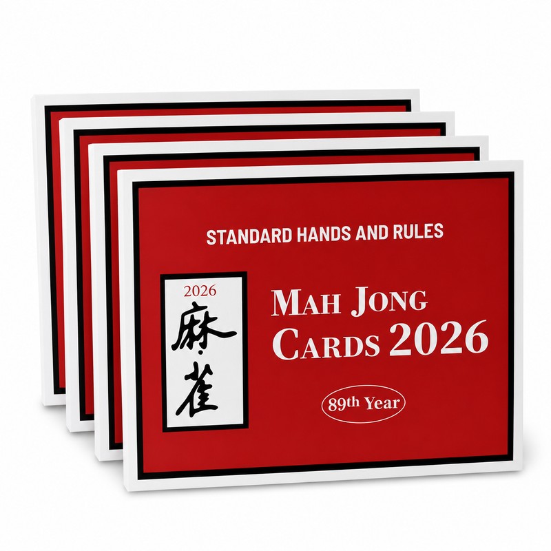 2026 Mahjong Rules & Hands Reference Cards for Game Night