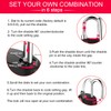 ZHEGE Suitcase Locks, Travel Lock for Luggage, TSA Approved Luggage