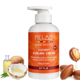 MegiaExist Lockencreme für Natürliche Locken und Wellen, Feuchtigkeitsspendende Curl Cream mit Pflegeformel, Definiert Locken, Reduziert Frizz, Geeignet für Tägliche Anwendung