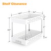 Pull Out Spice Rack Organizer for Cabinet, 3 Packs Slide