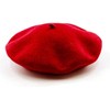 Womens Beret French Classic Beanie Hat Wool Beret Solid Color