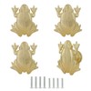 Mizhang Frog Cabinet Knobs, Decorative Metal Frog Shaped Single Hole