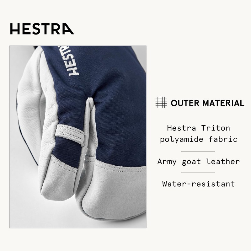 Hestra Triple Finger Gloves - 9