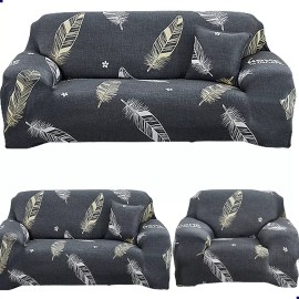 Traje de sofá Protector Cubre Sala Ajustable Stretch Fit Elástico 3 Piezas