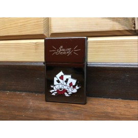 Sailor Jerry New Sailor Jerry LUCKY Midnight Chrome 2007 Limited Edition Flip Lighter