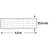 CONNEX DY270630 Lashing Strap 500kg 4Mx25mm w.r.+h