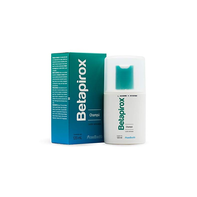 Betapirox Shampoo Dermatológico Anticaspa | Ideal para Cuero Cabelludo Graso