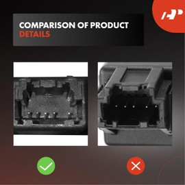 A-Premium HVAC Heater Blend Door Actuator, Compatible with Ford F-150 F-250 F-350 Escape Expedition Lobo & Lincoln Mark LT Navigator & Mercury Mariner, 4-Pin