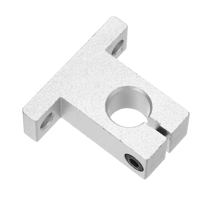 sourcing map 4pcs SK12 Aluminum Linear Rod Rail Shaft Support