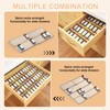 Spice Drawer Organizer with 24 Spice Jars, 355 Spice Labels,