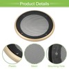 X AUTOHAUX 5" Speaker Grills Cover Mesh Round with Mounting
