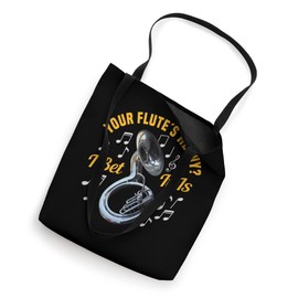 Sousaphone Musician I Bet It Is Marching Band Sousaphone Tote Bag