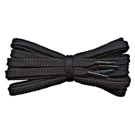 Fabmania Strong black replacement trainer shoelaces - Length 120cm