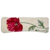Chandler 4 Corners Artist-Designed Poppy Hand-Hooked Wool Decorative Throw Pillow