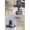 CAMPINGMOON Gas Heater Propane Isobutane for Camping Outdoor T-HEATER GASWARE