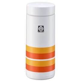 TIGER MMZ-T035WO Vacuum Insulated Bottle, 11.8 fl oz (350 ml), Web Exclusive, 100th Anniversary Model, Retro Pattern, Orange Stripe