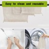 VJUYSW Cotton Muslin Bags 4 Pack Drawstring 100% Cotton Reusable
