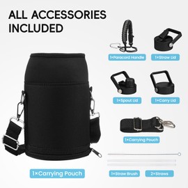 Konokyo 87 oz Insulated Stainless Steel Water Bottle Jug with Handle