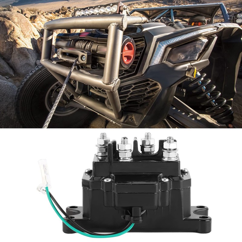 Winch Relay, 12V 250A Contactor Solenoid Relay Switch 63070 62135