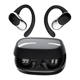 Over The Ear Earbuds - Wireless Comfort Outer Ear Headphones,Portable Players for Running Women Sports Work Swimming Enjoy Streaming Translation