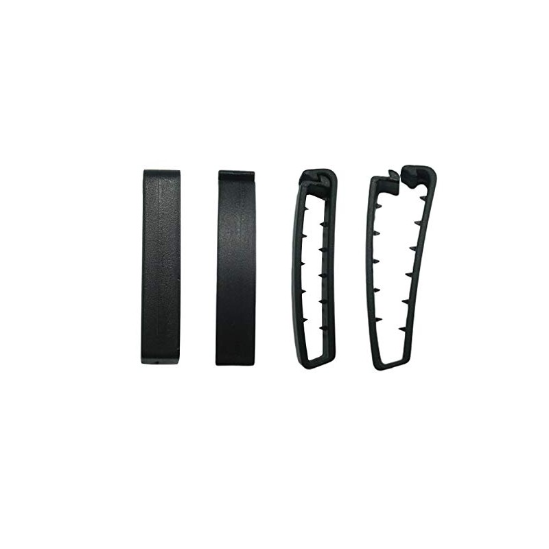 MYIW Outdoor Hunting Combat Webbing Belt Clips,Canvas Fabric Belts Clamps,Black