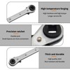Xiciki Ratchet Spanner, Quad Spanner, Refrigeration Tools, HVAC Service Wrench