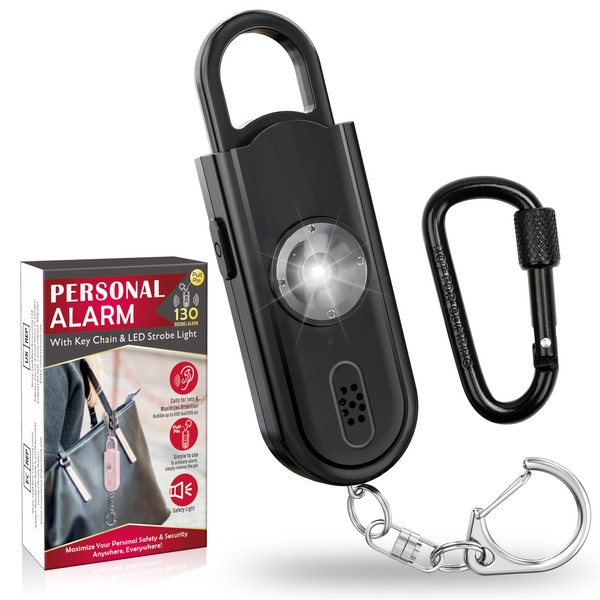Personal Alarm for Women, 130 dB Reusable Loud Siren Song