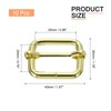 sourcing map Slide Buckle, 10Pcs 1" - Metal Tri-Glides Slide