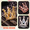 Zoestar Mini Crown Headbands Princess Small Tiara Headband for Women(3pcs)