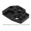 Aluminum Alloy Quick Release Plate with 1/4 Inch Hole 3/8