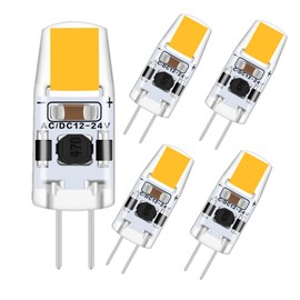 WYAANCCW WYAANCCW G4 Led Warmweiss,G4 2W LED Bulbs, Replaces 15W Halogen Bulbs,AC/DC 12-24V LED Lampen Warmwei?,AC 12V G4 Led Stiftsocked,4 Pack