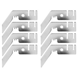 Double Crossbar Hanger, Iron Wedding Valance Hanger Heavy Duty Portable for Pipe and Drape Backdrop Stand Parties Events Photo Drapes Layered Draping Curtain Rods 8Pcs 3Inch