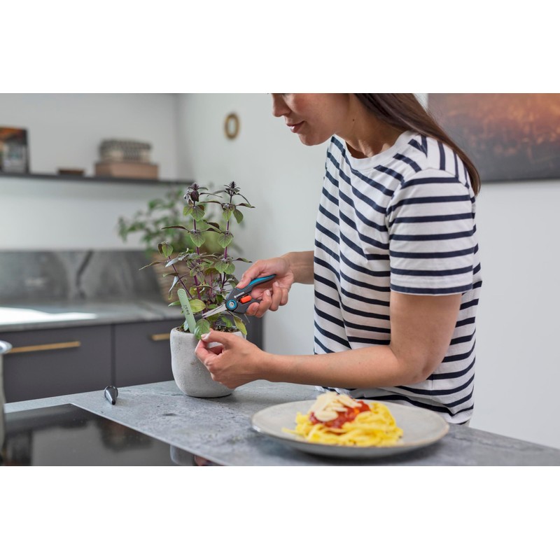 GARDENA FreshCut: stainless steel scissors for harvesting herbs, berries or