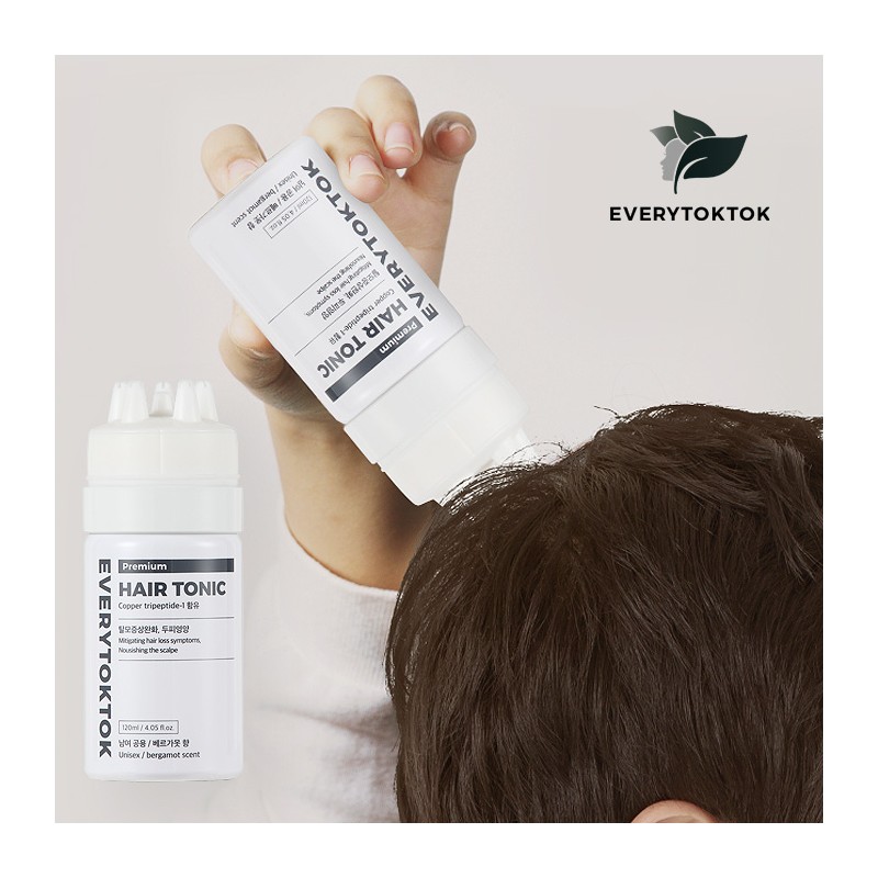 에브리톡톡 탈모완화 기능성 프리미엄 헤어토닉 본품(120ml)1＋리필(120ml)1 EveryTalkTalk Premium Hair Tonic