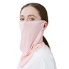 XTJ27 Ear-Loop Face Sun Cover, Neck Gaiter & Cooling Scarf XTJ27 Dark Gray 2ea