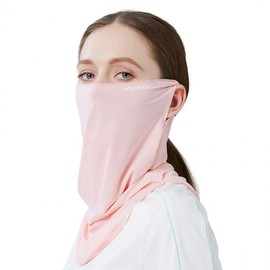 XTJ27 Ear-Loop Face Sun Cover, Neck Gaiter & Cooling Scarf XTJ27 Dark Gray 2ea
