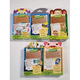 Hoyle Kids Card Games, Catch'n Fish, Piggy Bank, Sharks are Wild, Monkey May I and Super Me. 5 Games Bundle!