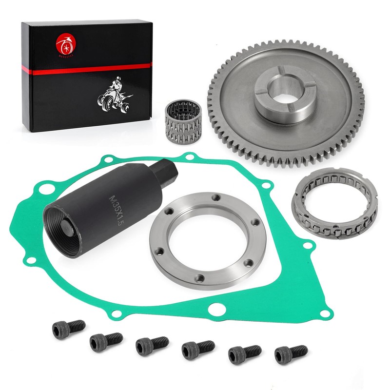 Flywheel Puller & Starter Clutch One Way Bearing Gear Kit
