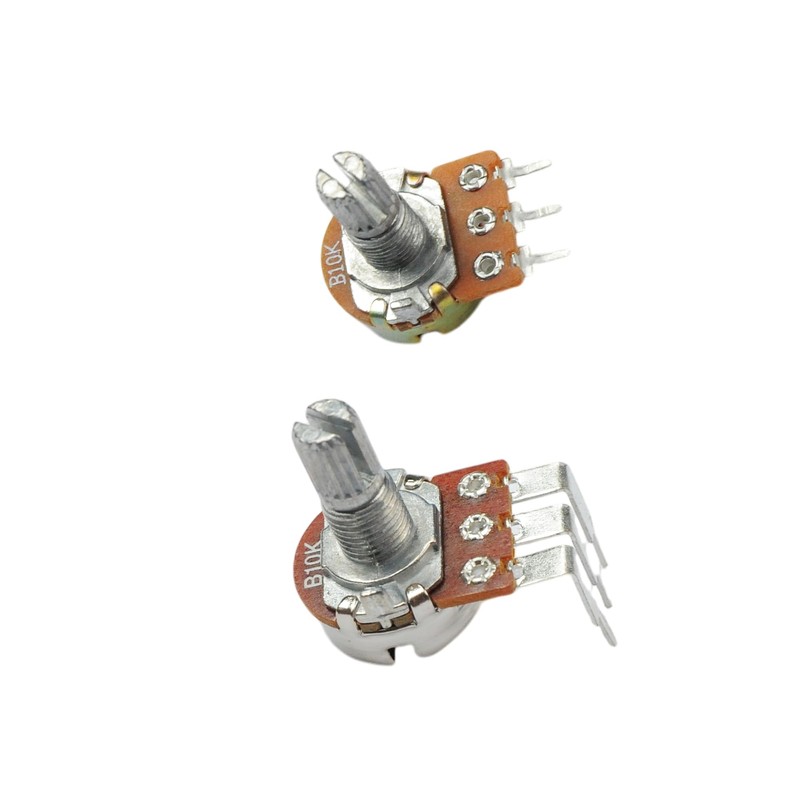 Lonely Binary 12-Pack 10K Rotary Potentiometers with Assorted Knobs, 6