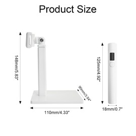 Dokpav Lámpara Uv Para Uñas, Secador De Uñas Profesional Recargable, Lámpara De Gel De Curado Portátil 360 Grados, Mini Luz Uv Para Uñas De Gel, Lampara 4 Led Para Uñas 3W Para Salón o Uso Doméstico