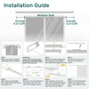 Houmiggle Silent Ceiling Curtain Track with Wall Mount, 6ft-9ft, White