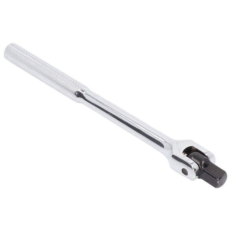 Breaker Bar 10in Chrome Vanadium Steel 1/2in Drive 180 Degree