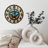 25x25cm Custom Wood Clock that Appeals to Customers Seeking Unique,