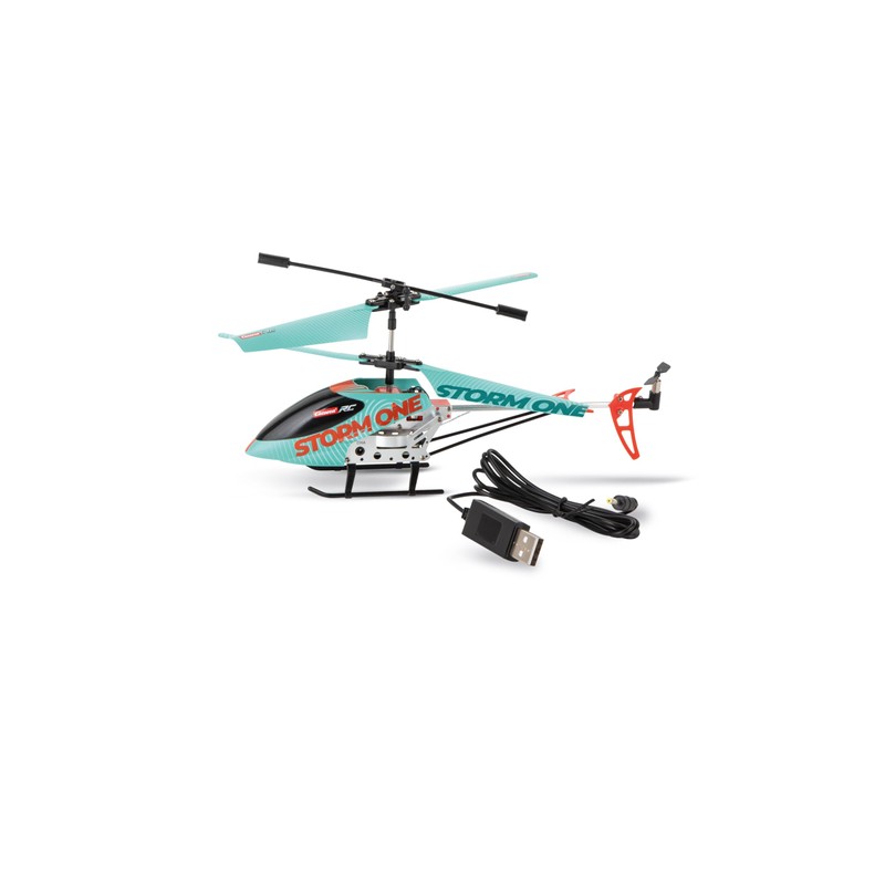 Carrera - 370501053-2.4 GHz Storm One I Helicopter with Aluminium