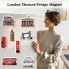 London Fridge Magnet Souvenir Gifts - 8pcs British Construction Design