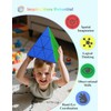 ROXENDA Giant Pyramid Cube 3x3x3 (27.5cm) - Stickerless Speed Pyraminx,