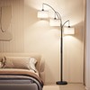 SUNMORY 3 Lights Floor Lamp with Remote Control and 3