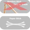 Cotton Swabs with Paper Sticks 1000ct，Double Tipped Natural Cotton Buds